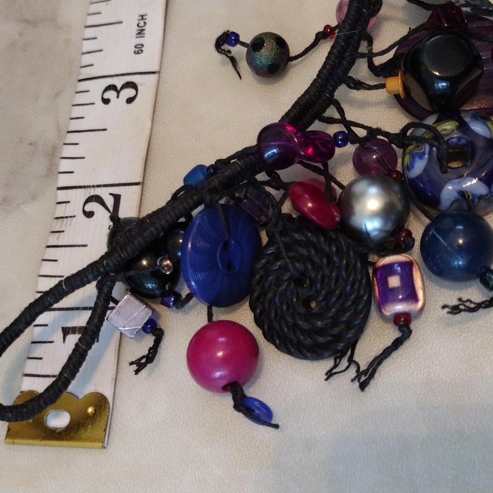 Beautiful Multi Style Beads Statement Bracelet. - image 5